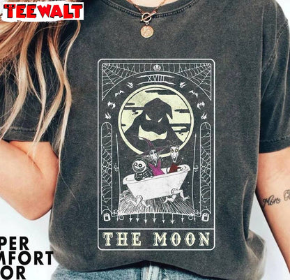 The Moon Tarot Oogie Boogie Short Sleeve , Trendy Oogie Boogie