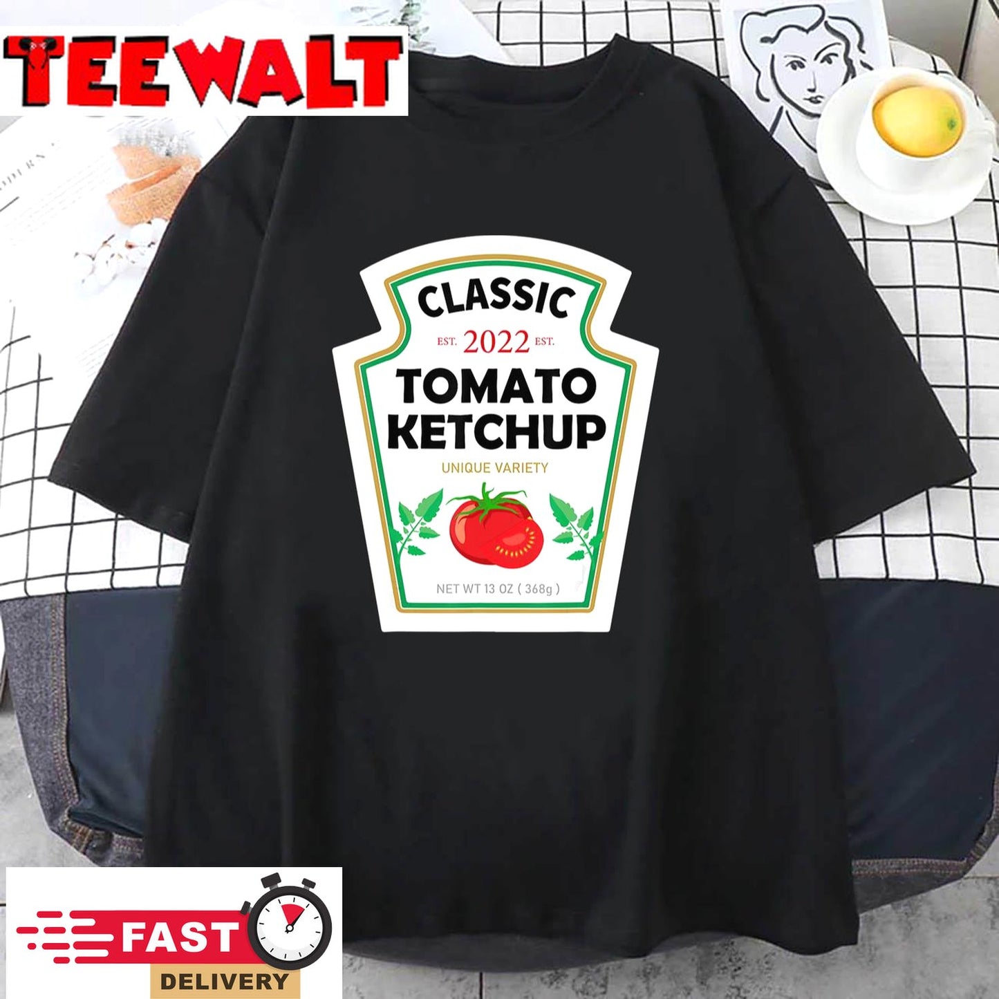 Red Ketchup DIY Costume Matching Couples Groups Halloween T-Shirt