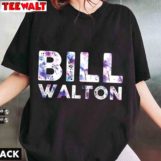 Cool Design Bill Walton Shirt, Basketball Inspirational Short Sleeve Crewneck