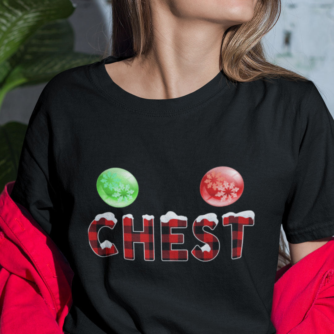 Chest Nuts Couples Christmas Shirt