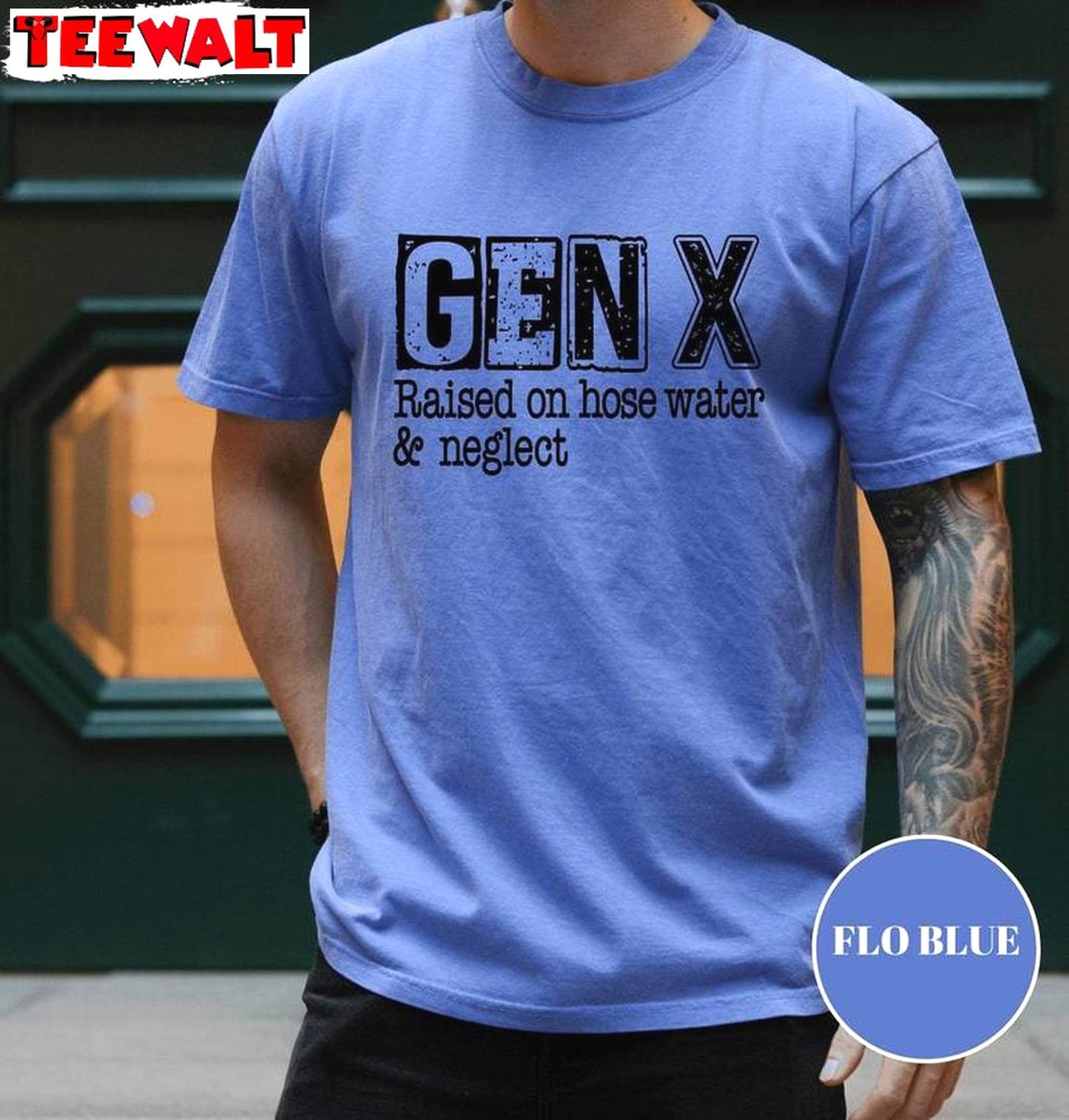 Gen X Raised On Hose Water And Neglect Unique T Shirt, Limited Gen X Shirt Sweater