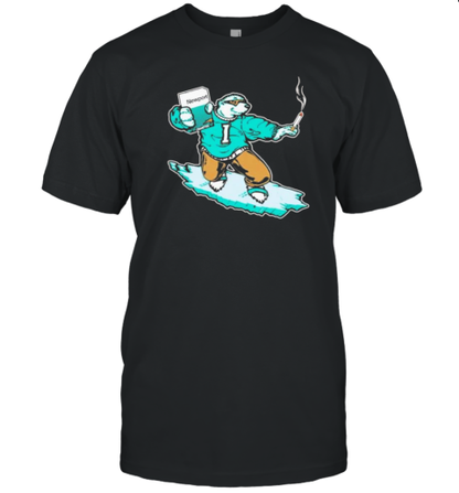 Icee Bear Smoking T-Shirt - Style 2