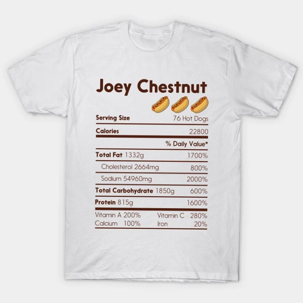 4th Of July Joey Chestnut Champion T Shirt