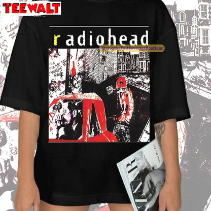 Creative Radiohead Shirt, Vintage Band Short Sleeve Unisex Hoodie Gift For Fan