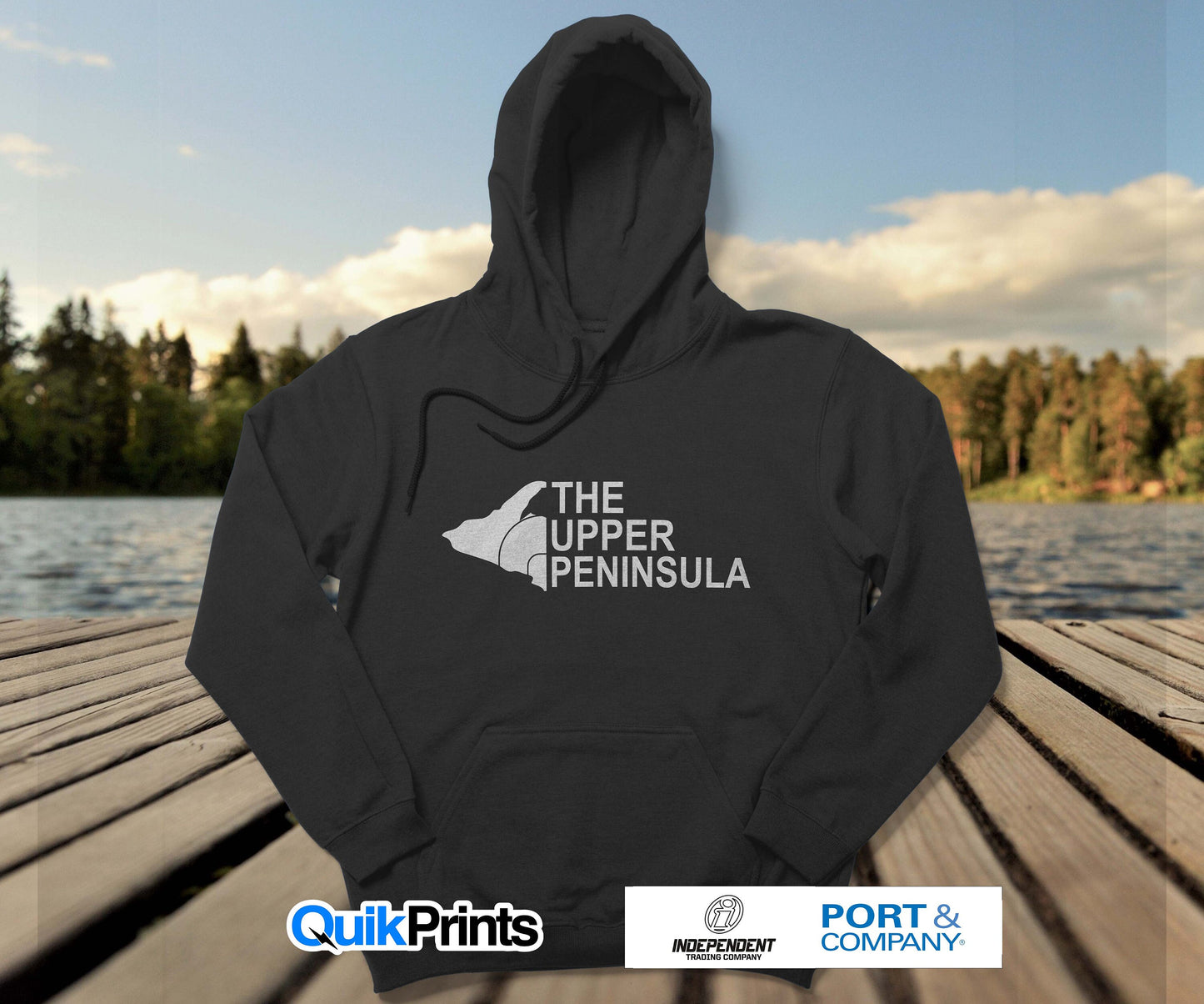 The Upper Peninsula Michigan Pullover Hoodie - All Sizes