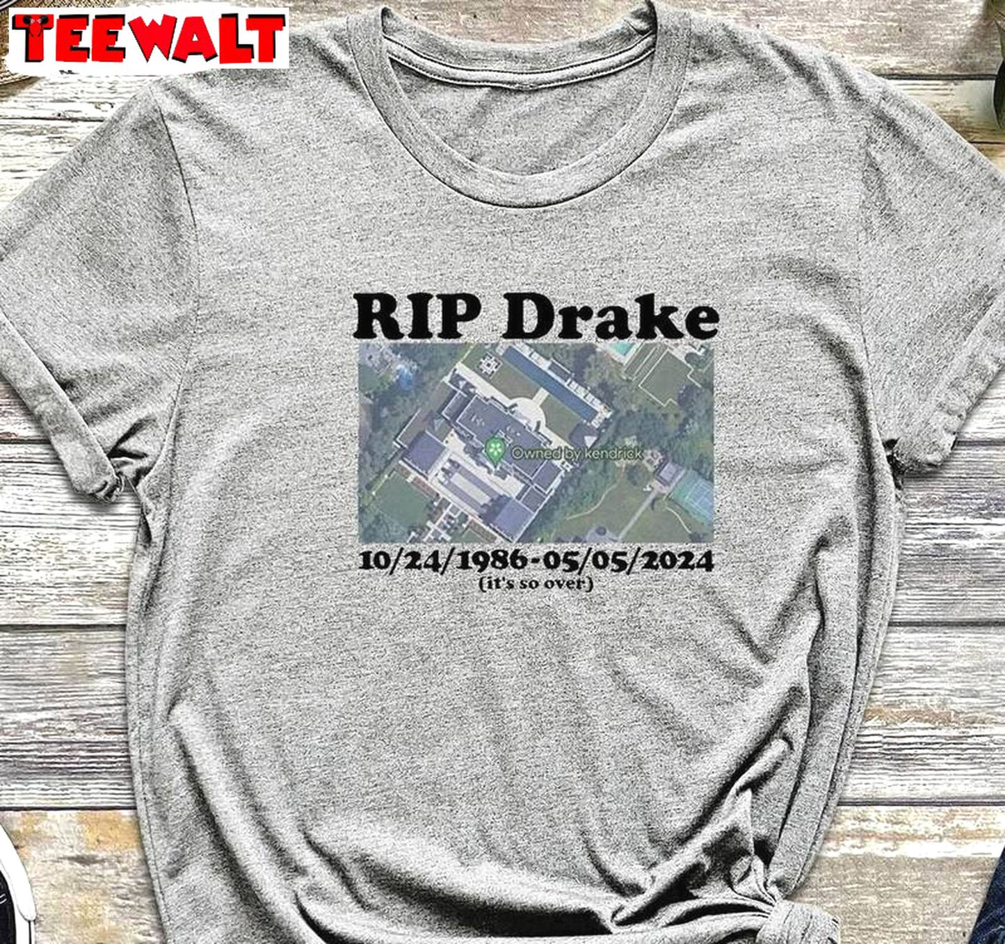 Trendy Rip Drake Kendrick Hoodie, Funny Kendrick Lamar Shirt Long Sleeve