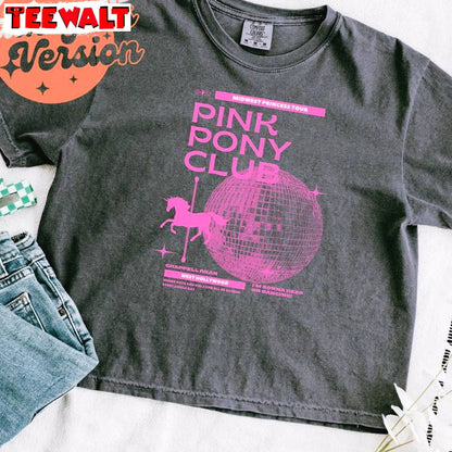 Funny Midwest Princess Tour Unisex T Shirt , Trendy Pink Pony Club Shirt Sweater