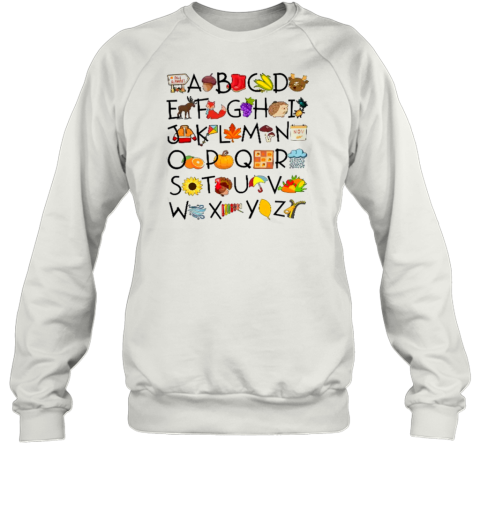 Fall Alphabet Teacher T-Shirt