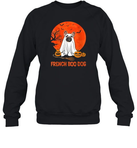 Funny French Boodog Halloween Teacher T-Shirt