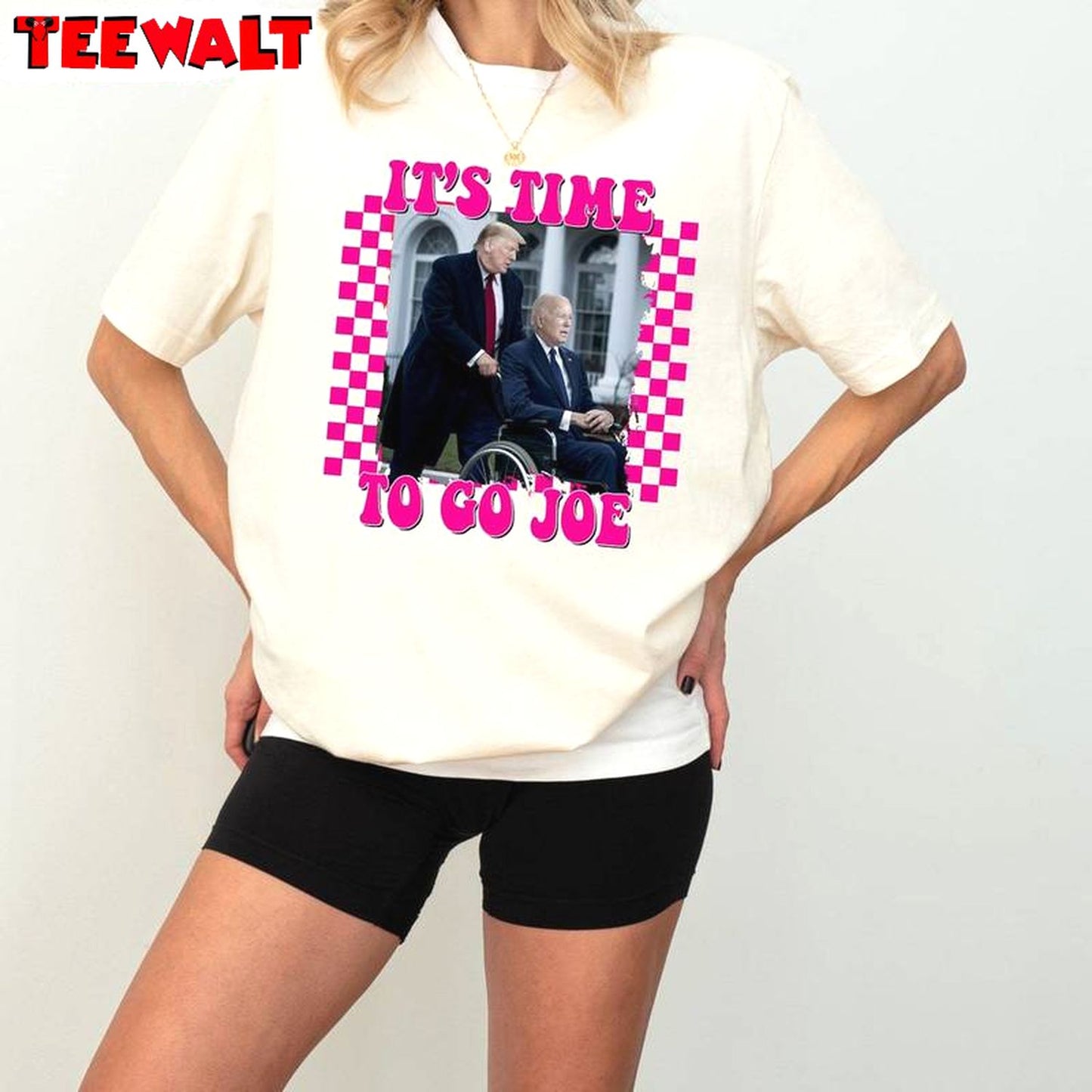 It's Time To Go Joe Cool Design Shirt, Funny Anti Biden Long Sleeve Tee Tops