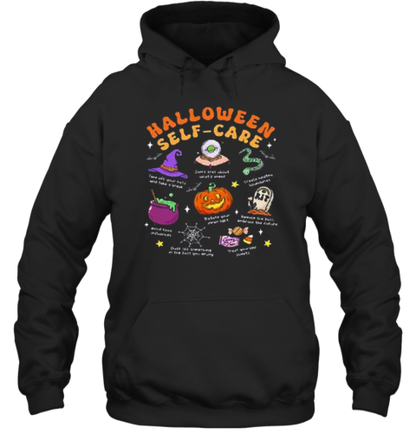 Halloween Selfcare Teacher T-Shirt