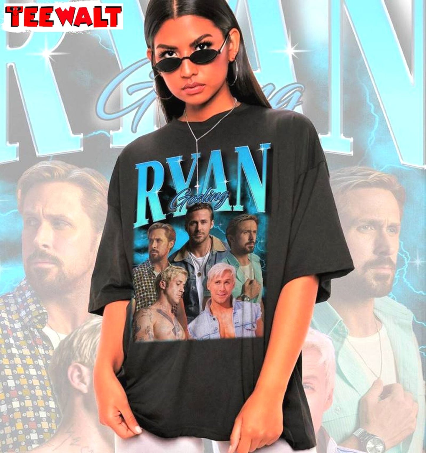 Limited Ryan Gosling Shirt, Must Have Crewneck Long Sleeve Gift For Fan