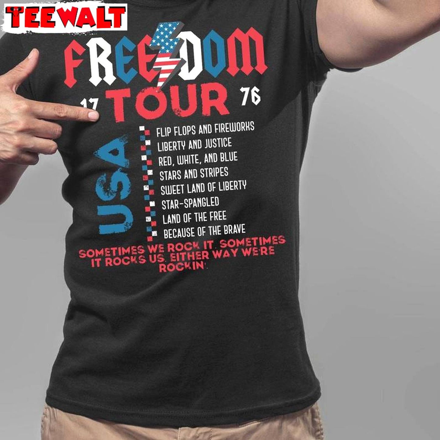 Freedom Day Sweatshirt , Cool Design America Tour Shirt Sweater