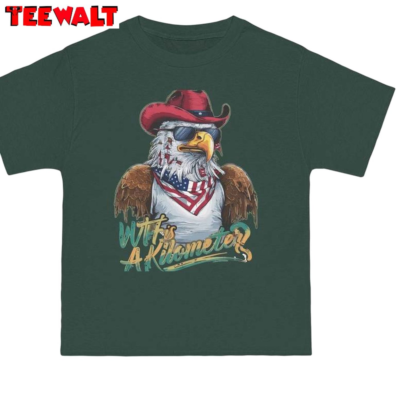 New Rare Eagle Badge Short Sleeve , Trendy Wtf Is A Kilometer Meme