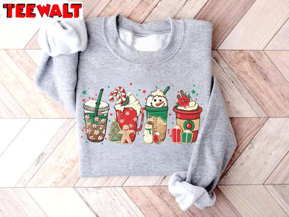 Christmas Coffee Sweatshirt, Coffee Lover Gifts