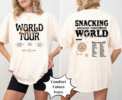 Snack Around The World Magic Mouse Theme Park Comfort Shirt