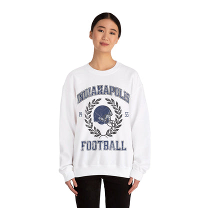 Indianapolis Football Vintage Crewneck Sweatshirt Or Hoodie