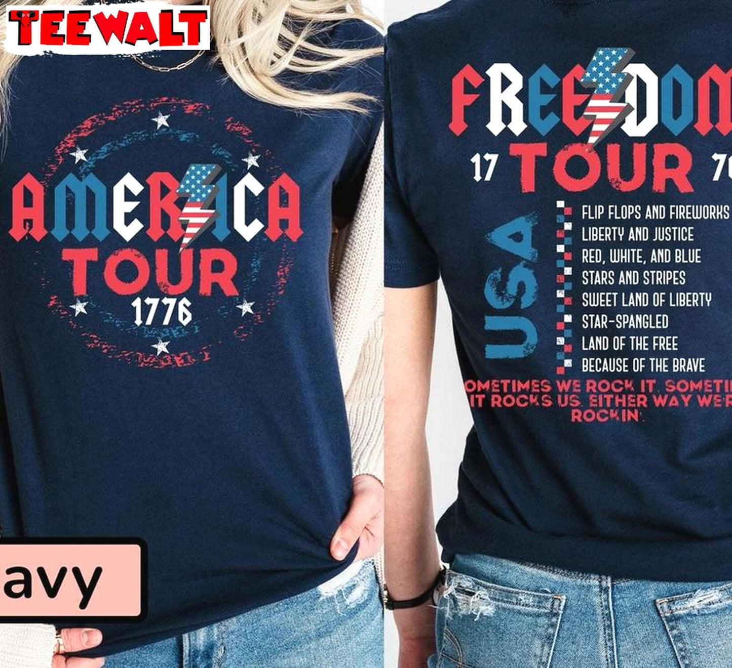 1776 Independence Day Inspirational Sweatshirt , Comfort America Tour