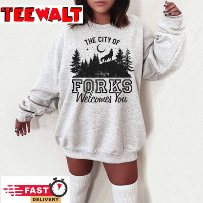 Vintage City of Forks shirt, City Of Forks Washington Unisex Sweatshirt