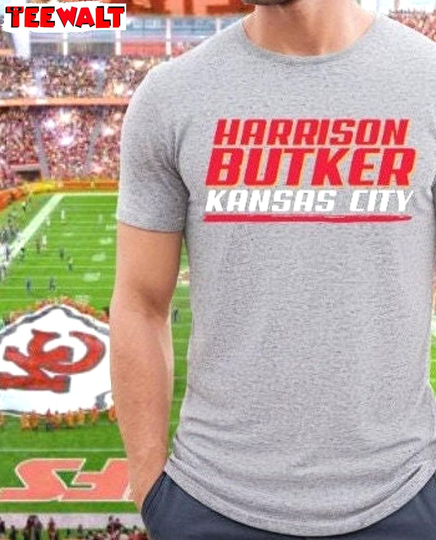 Groovy Harrison Butter Shirt, Harrison Butker Kansas City Crewneck Long Sleeve