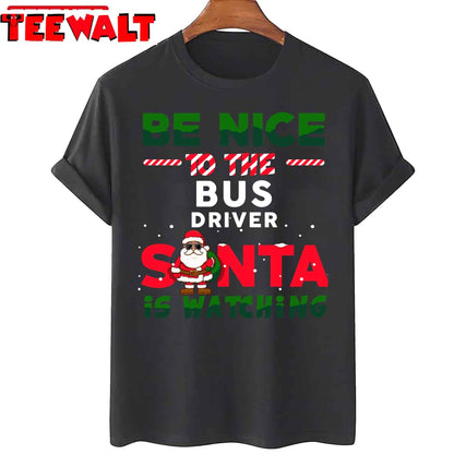 Bus Driver Christmas Funny Unisex T-Shirt