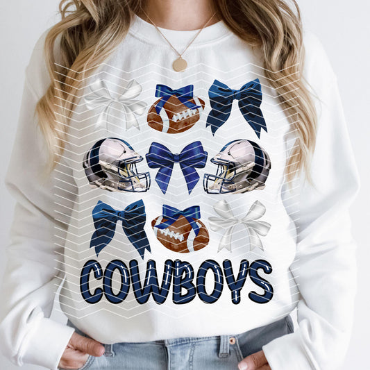 Coquette Cowboys Game Day Shirt - Trendy Preppy Dallas Style