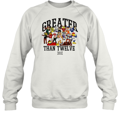 Big 12 Greated Than Twelve Mascot Family T-Shirt