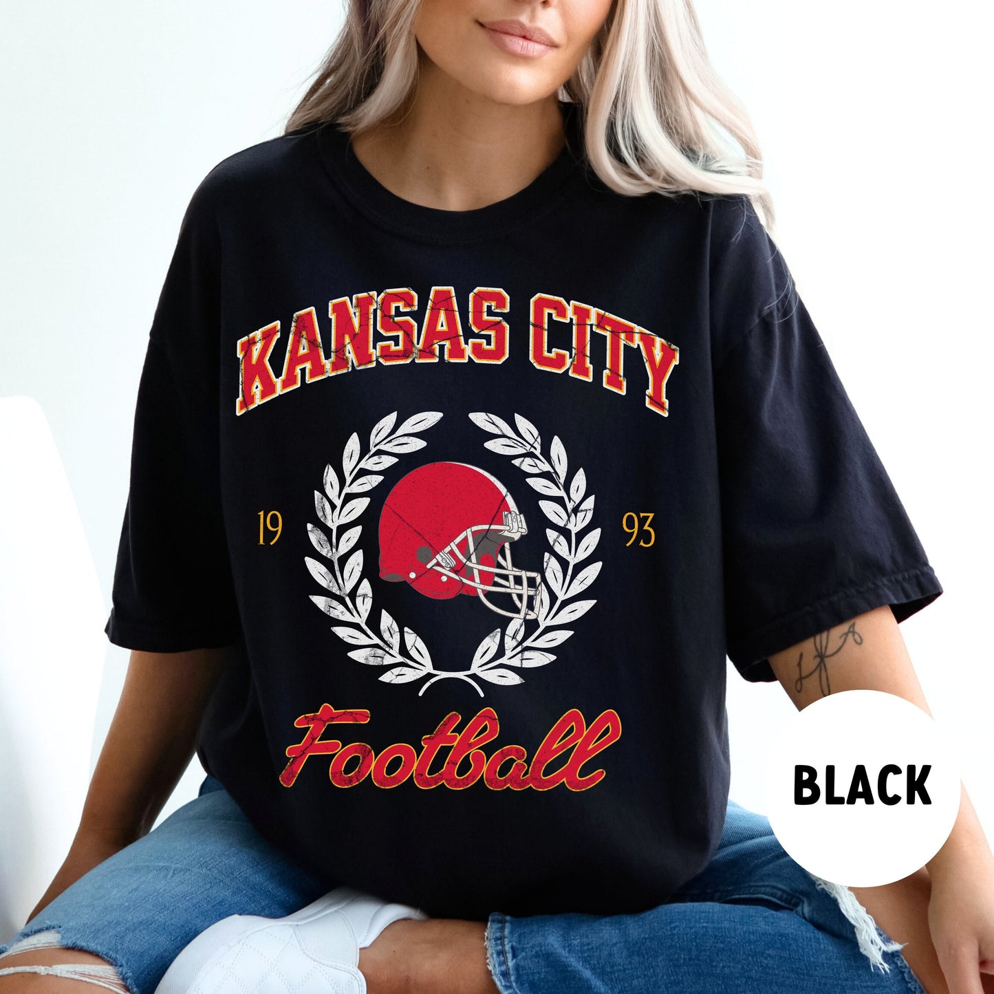 Kansas City Football Shirt - Vintage Kc Chiefs Sweatshirt & Hoodie