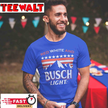 Red White And Busch Tee