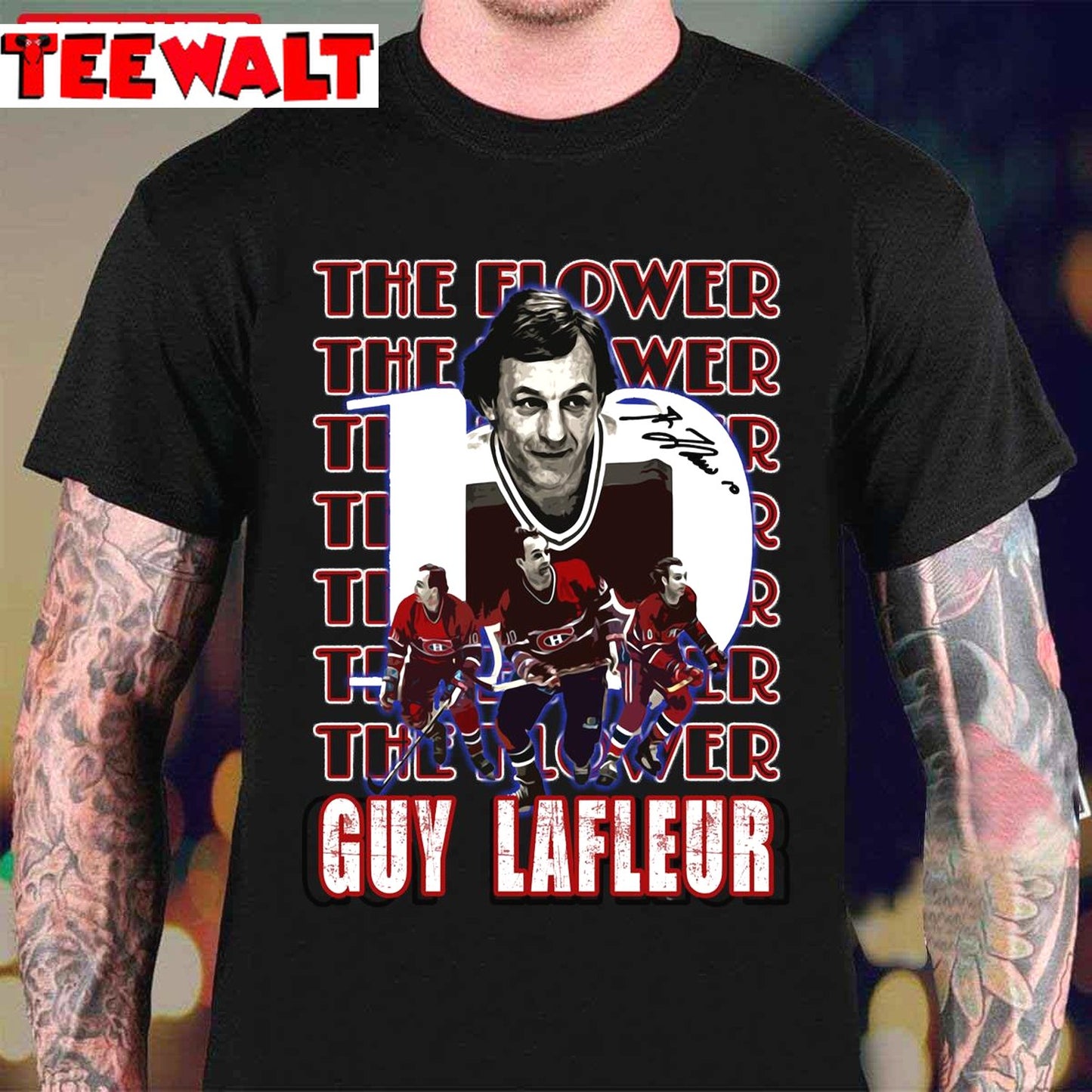 Guy Lafleur Hockey Player Le Démon Blond Unisex T-Shirt