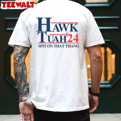 Cool Design Hawk Tuah Spit On That Hang Shirt, Retro  Gift For Fan