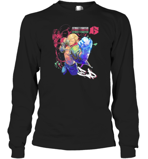 Capcom Sf6 Ed Oversized Print Street Fighter T-Shirt