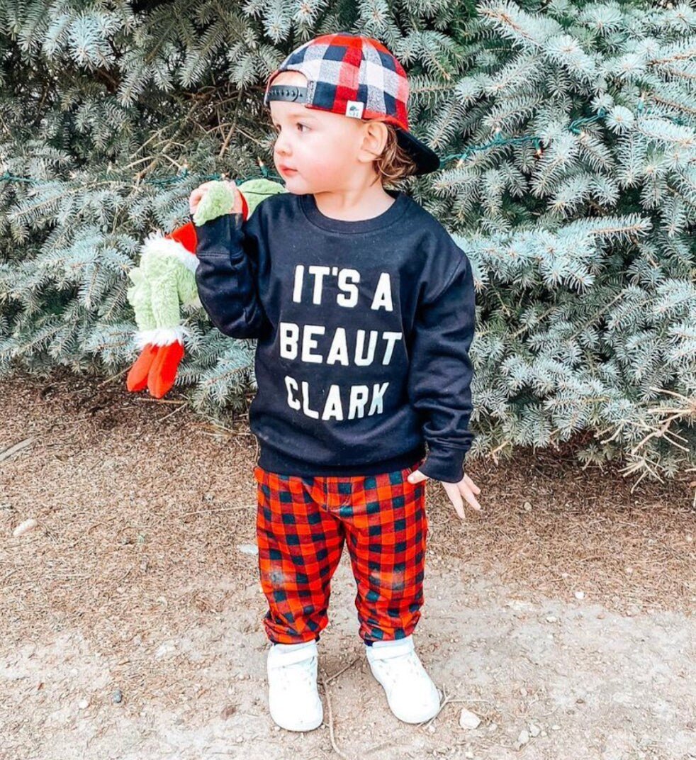 It'S A Beaut Clark - Kids Christmas Sweater Sweatshirt