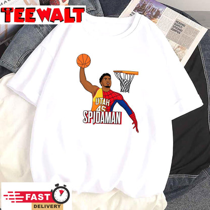 Donovan Mitchell Utah 45 Spidaman Unisex T-Shirt