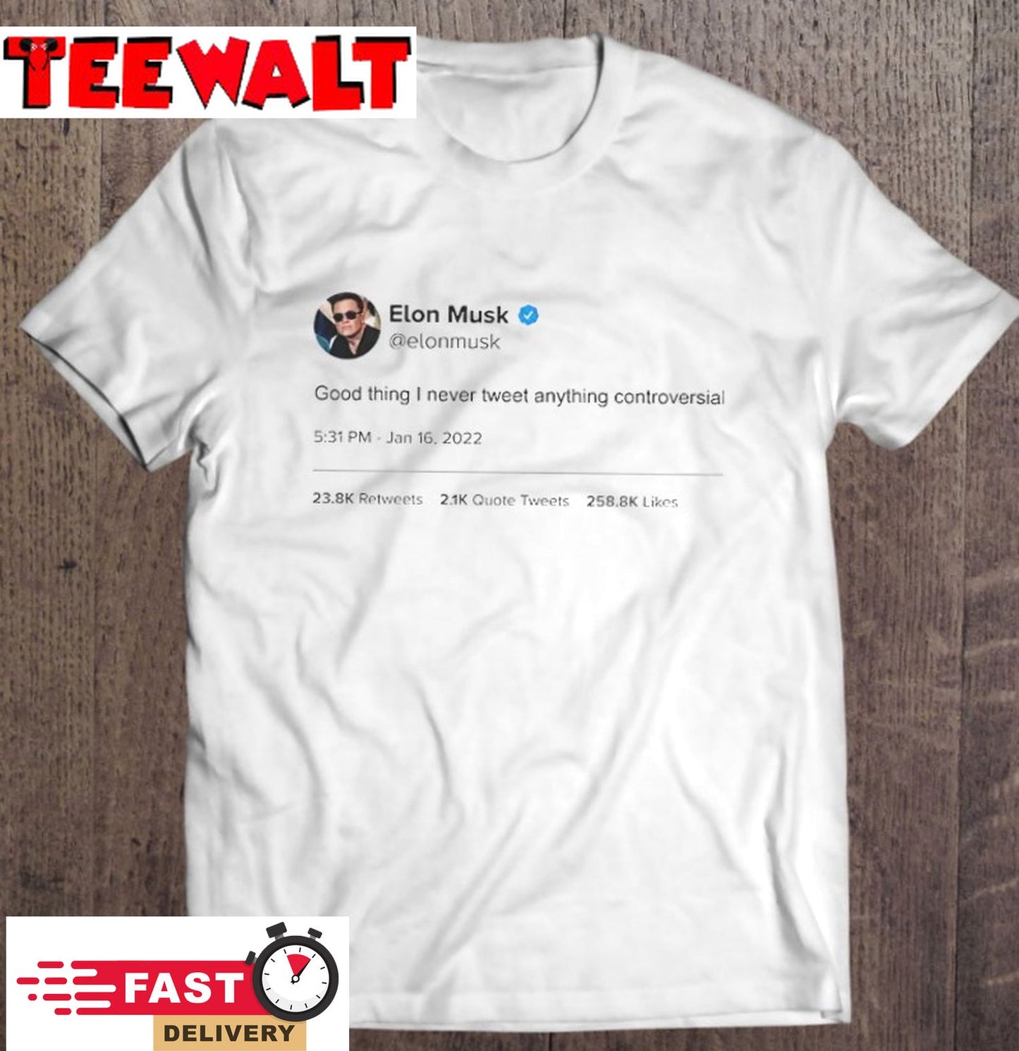 Elon Musk No Controversy Tweet T Shirt