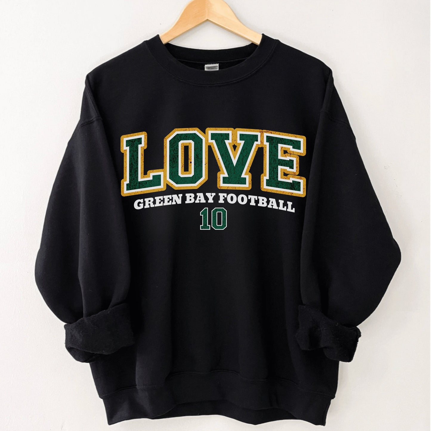 Jordan Love Vintage Style Green Bay Football Sweatshirt