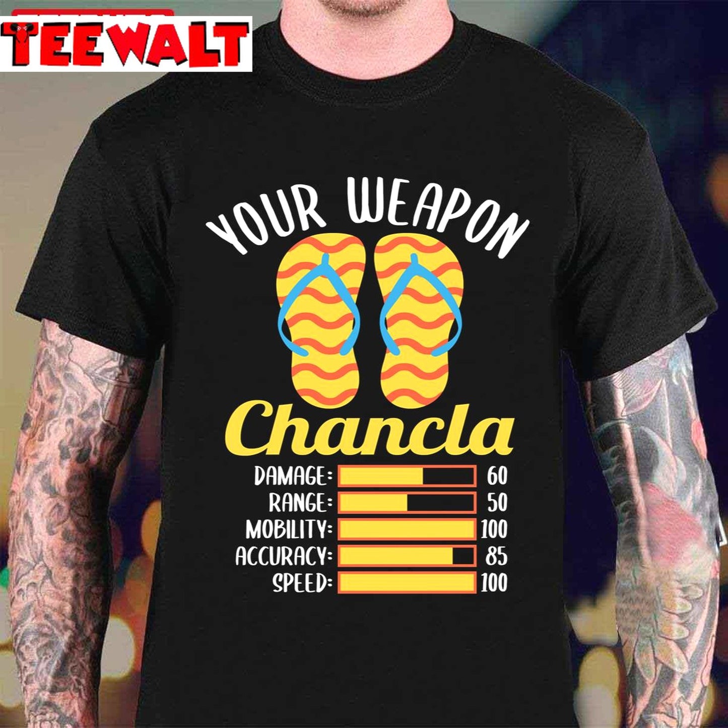 Your Weapon La Chancla Latino Mexican Mom Spanish Unisex T-Shirt