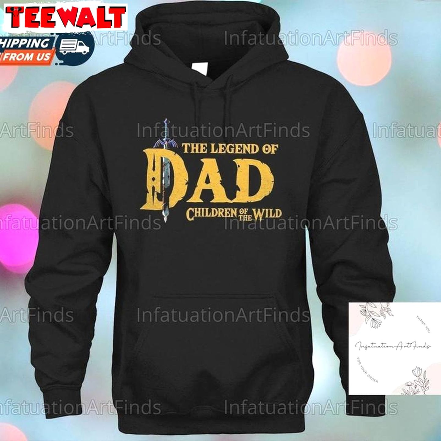 New Dad Hoodie, Groovy The Legend Of Dad Children Of The Wild Shirt Sweater