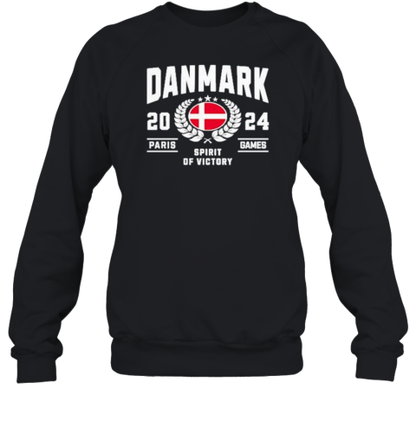 Denmark 2024 Sports Lover Parris Games Spirit Of Victory Olympics T-Shirt