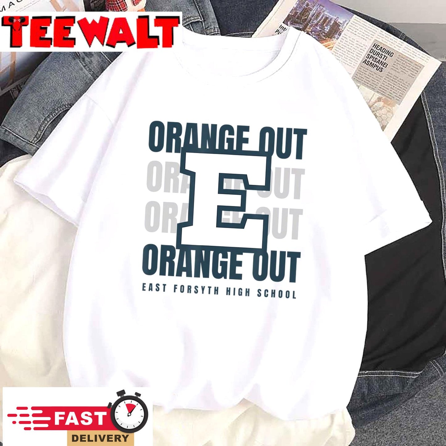 East Forsyth High School Orange Out Sweatshirt