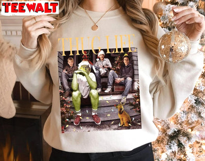 Thug Life Christmas Sweatshirt, Xmas Movie Sweater