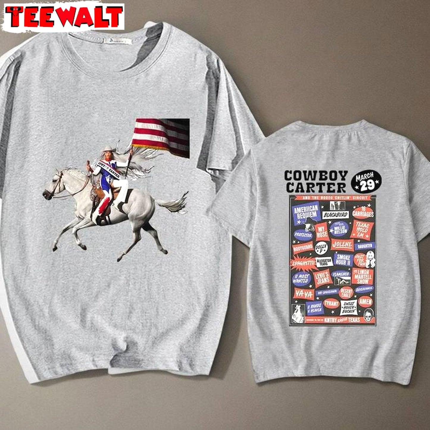 Cowboy Carter Comfort Shirt, Beyhive Exclusive Cool Design Crewneck Long Sleeve