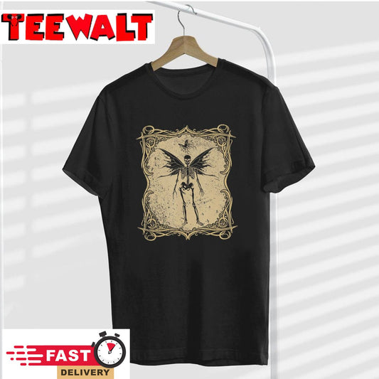 Fairy Grunge Aesthetic Butterfly Skeleton Fairycore Gothic T-Shirt