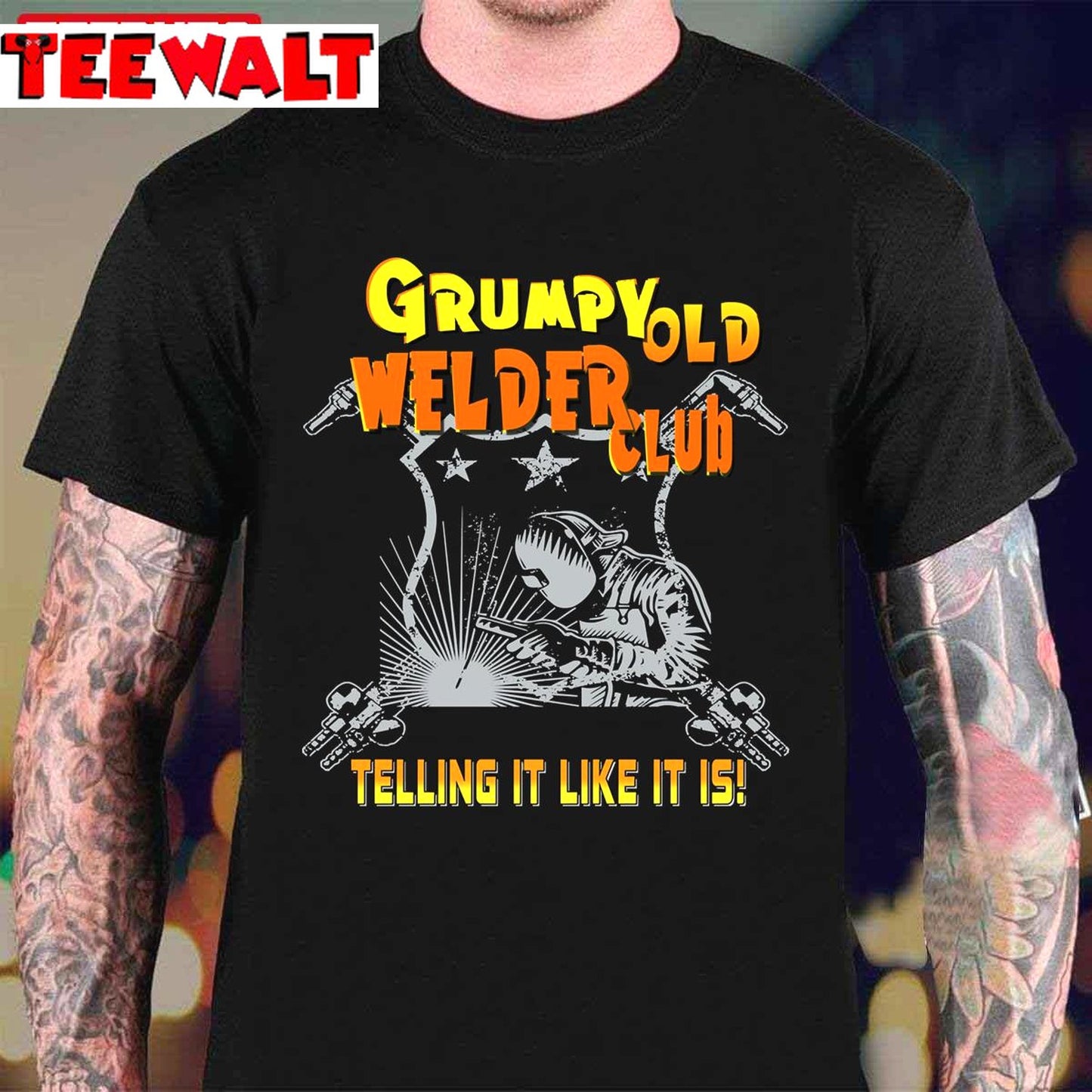 Grumpy Old Welding Club Welding Shirt Proud Welder Gift Welder Brands Apparel Unisex T-Shirt