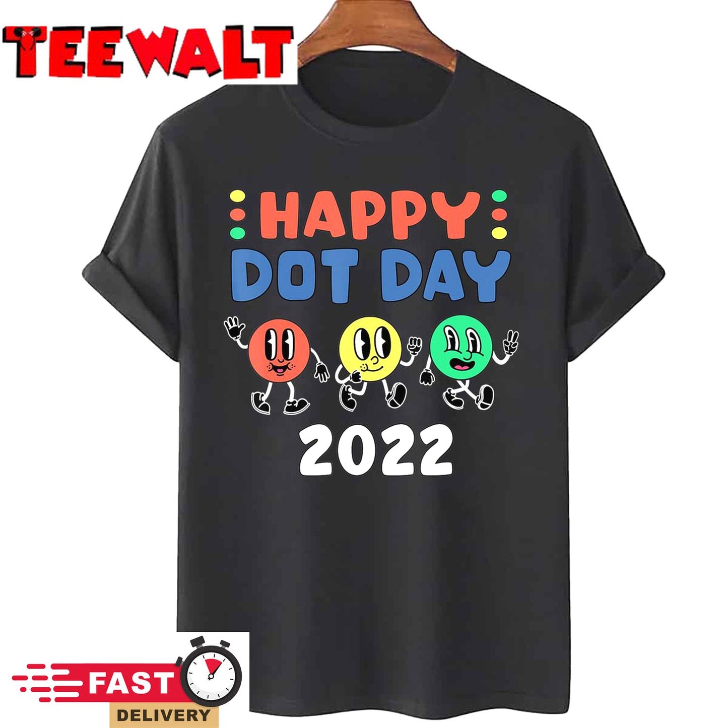 Happy International Dot Day 2022 Polka Dot Kids Toddler Boys T-Shirt