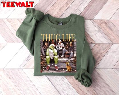 Thug Life Christmas Sweatshirt, Xmas Movie Sweater