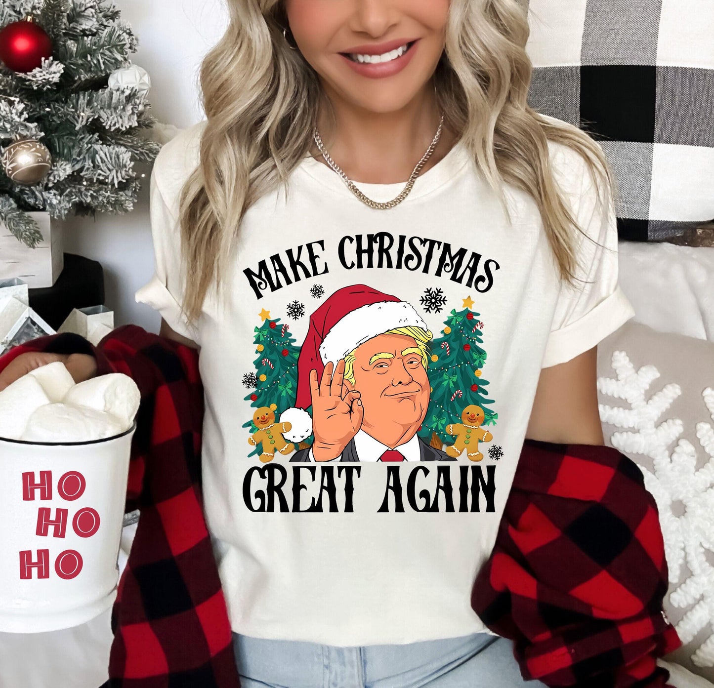 Trump Make Christmas Great Again Political Christmas Shirt