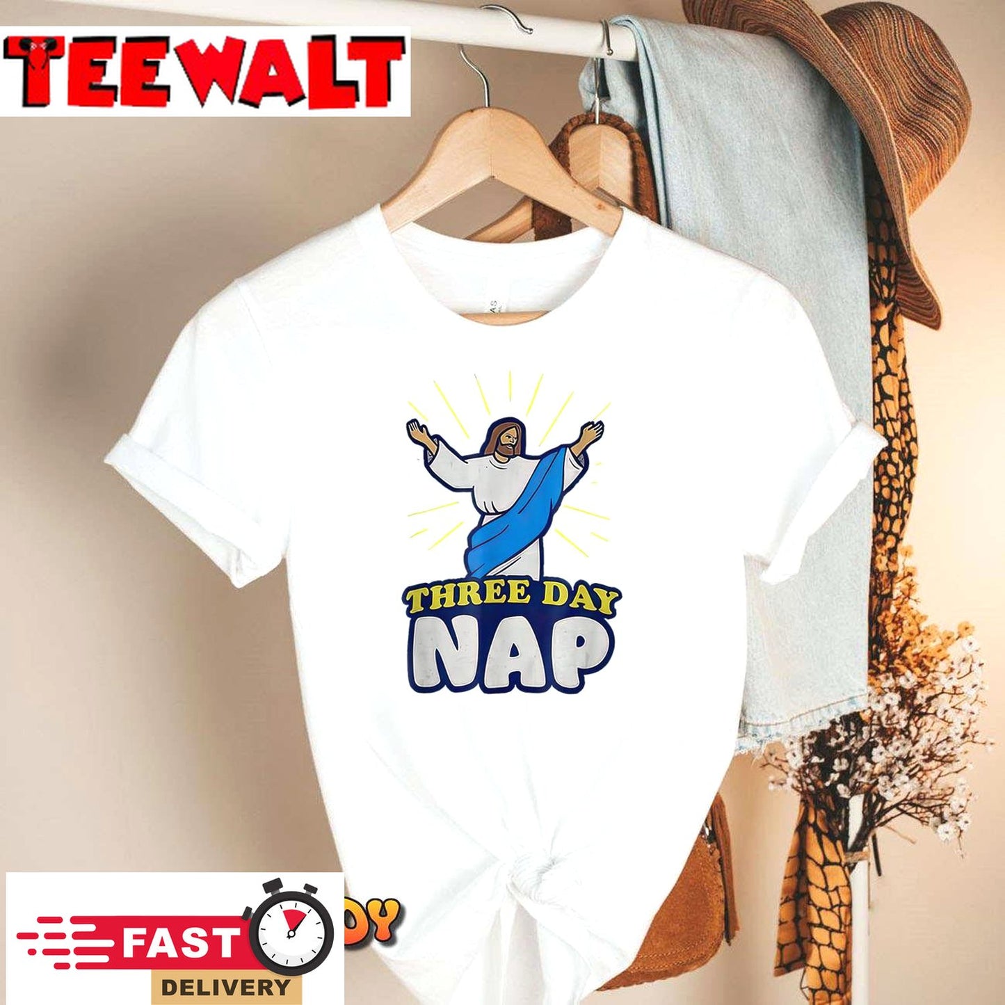 Three Day Nap Jesus T-Shirt