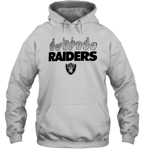 Las Vegas Raiders Sign Language Hands T-Shirt