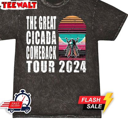 Great Cicada Comeback Tour 2024 Sweatshirt , Neutral Cicada Comeback Tour Shirt Tank Top